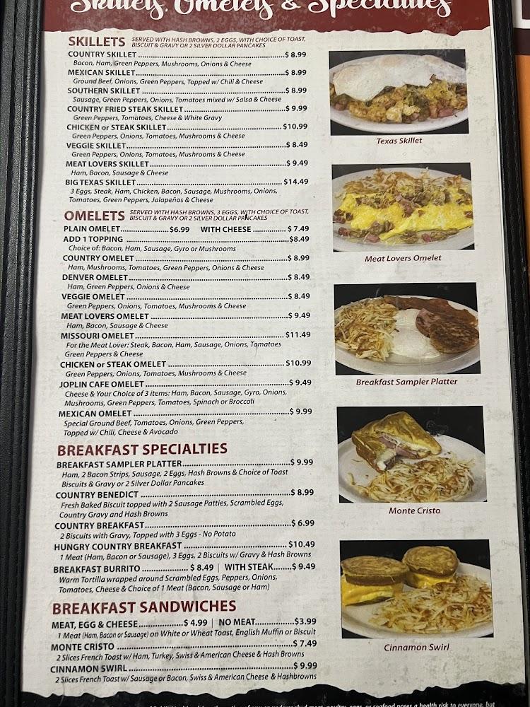 Joplin Café Menu image 2